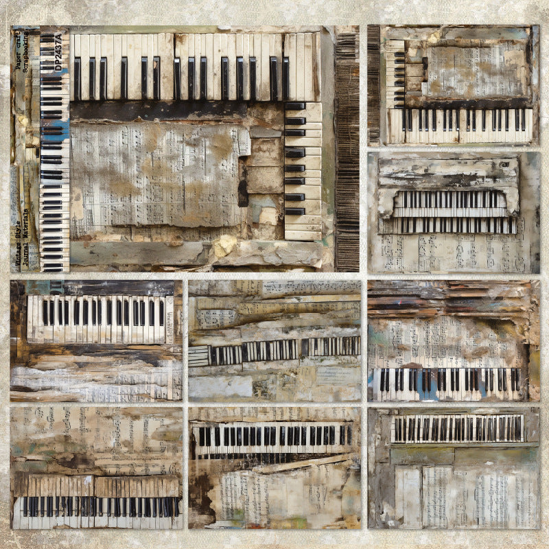 0101 A5 background paper DP2437A -8Pcs each pack