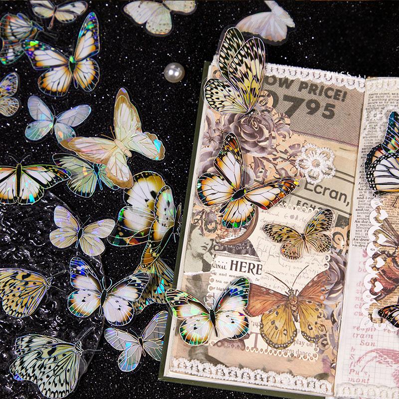 0612 Butterfly PET sticker -40Pcs each pack