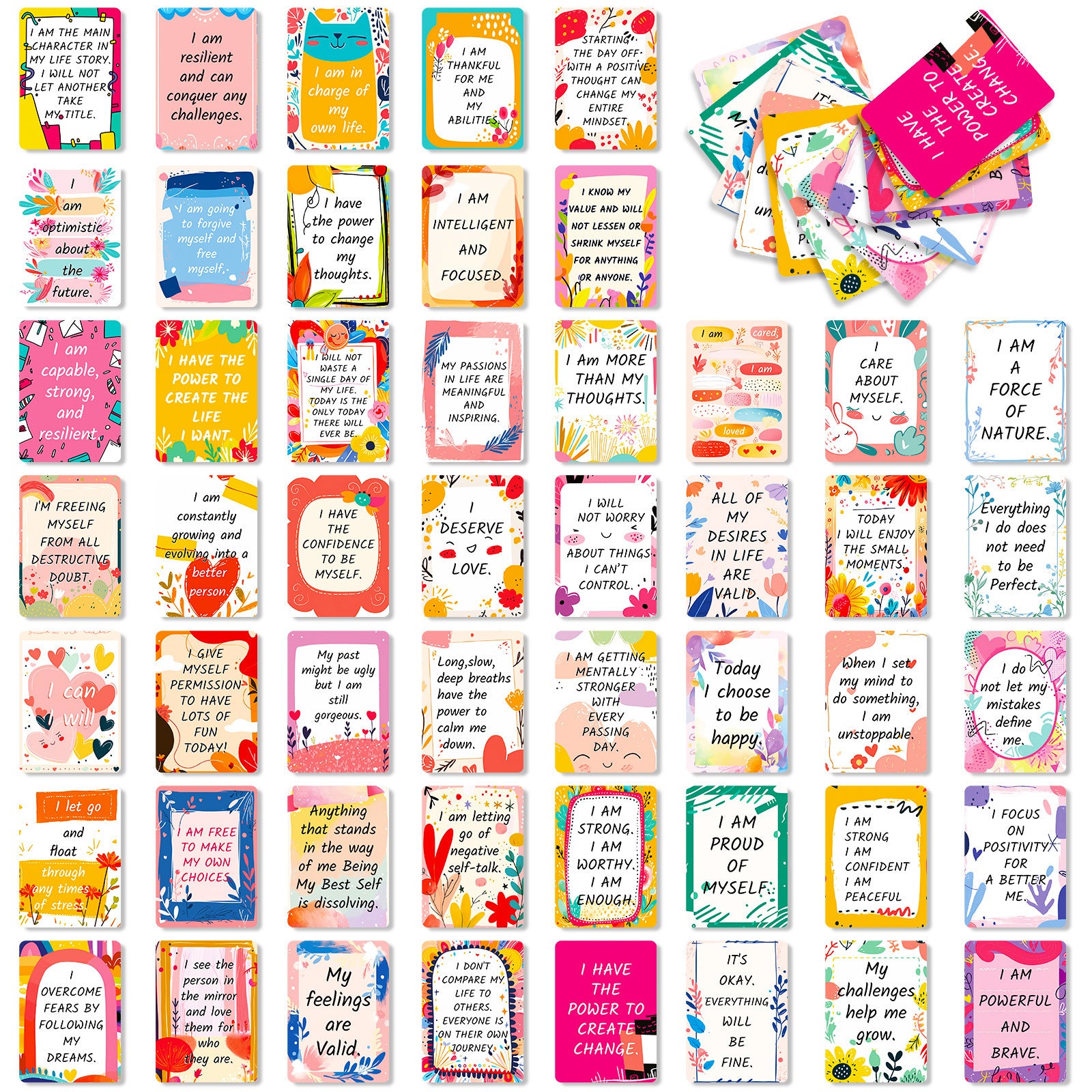 0621 Motivational text ATC card 50pcs
