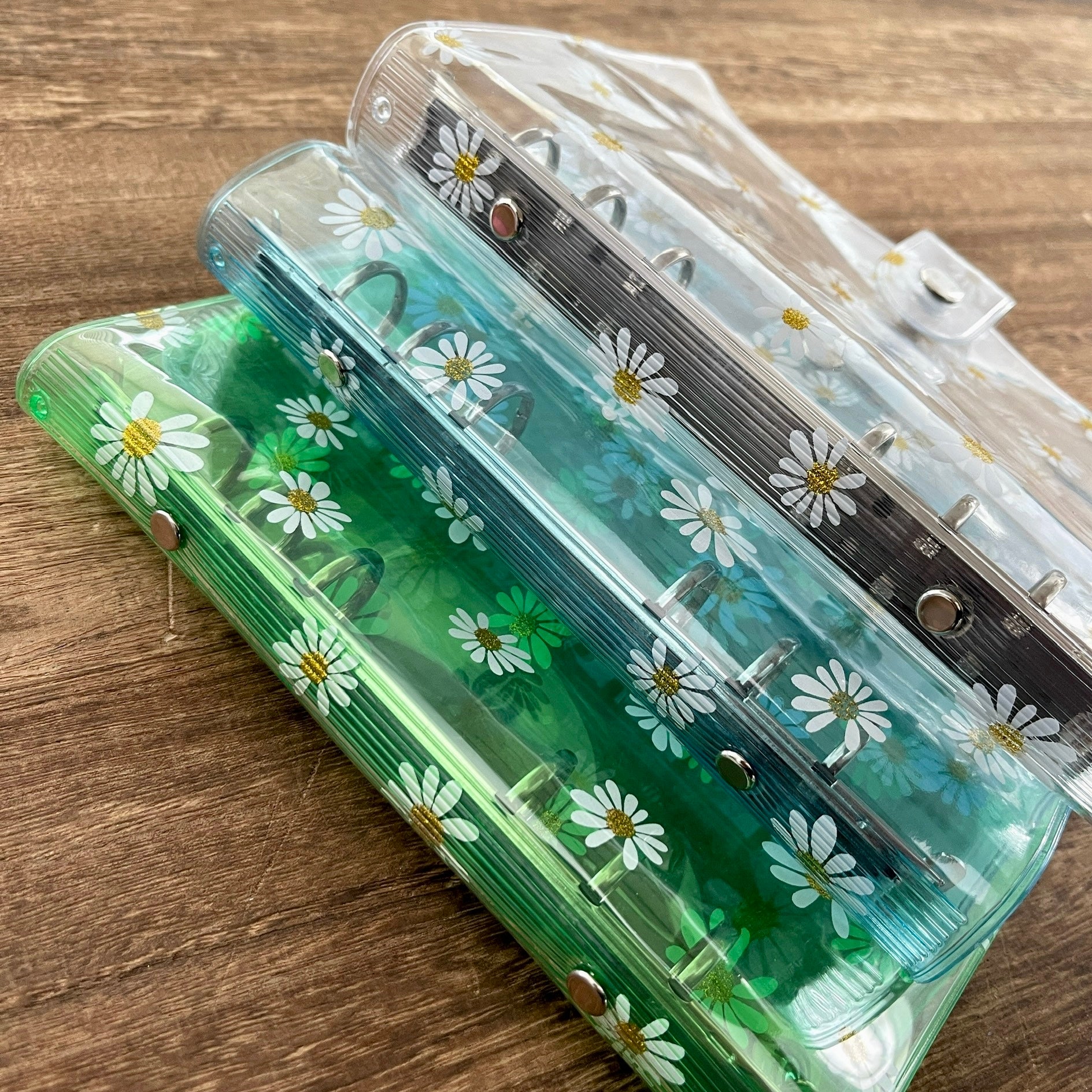 260110 A6 Clear daisy binder journal *Not include inner pages