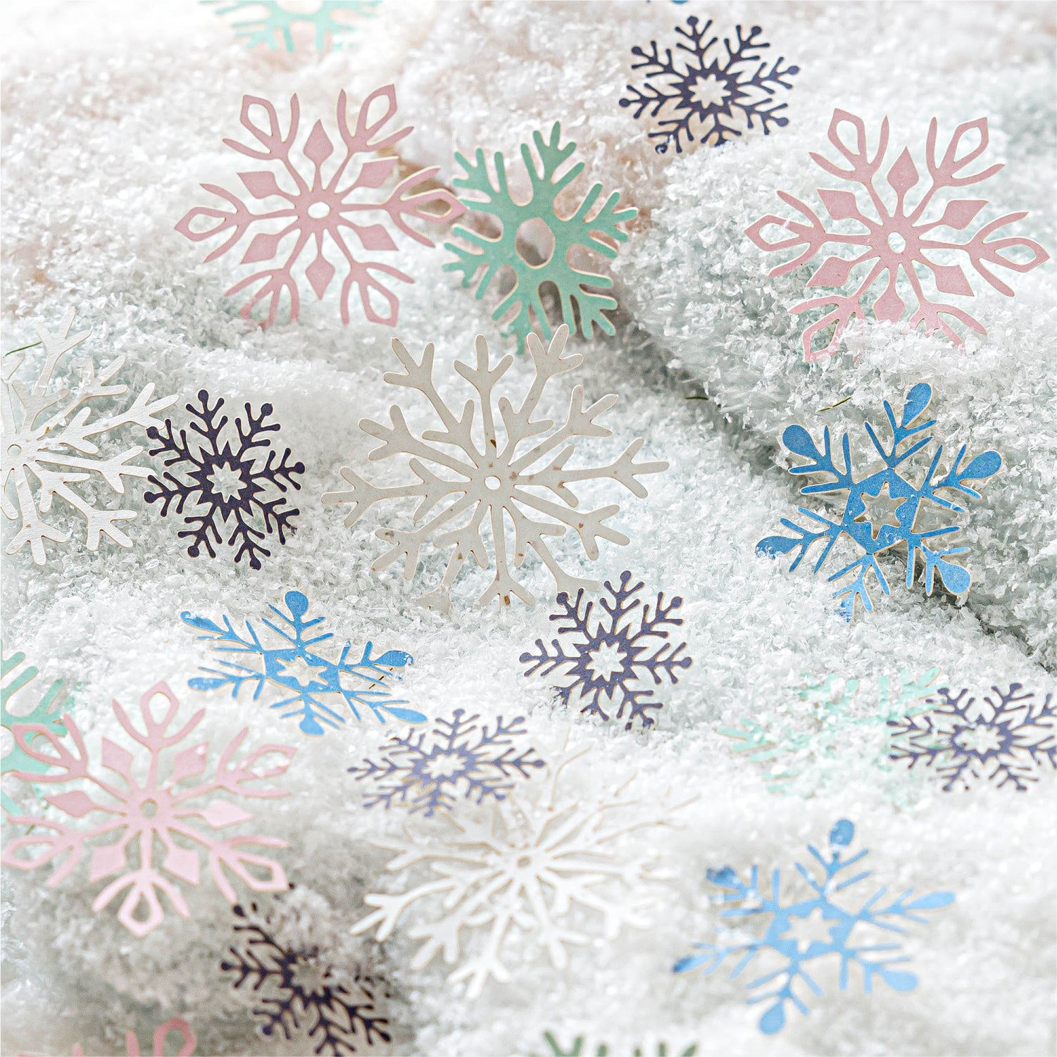 260105 Winter collection die cut Solid paper -30Pcs each pack