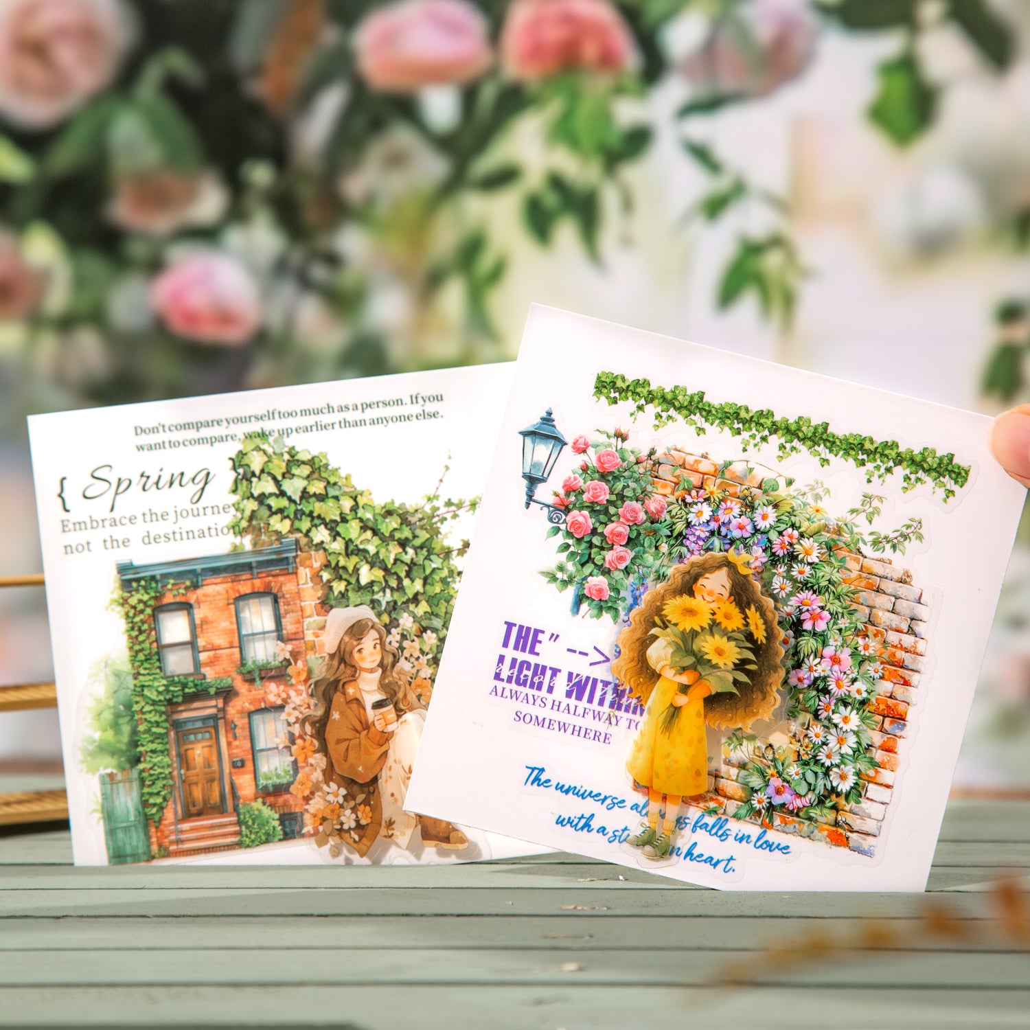 0514 The Forgotten Corner Series PET Sticker Book -16Pcs each pack