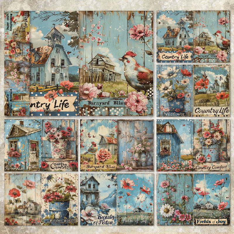 0101 A5 background paper DP24108 -8Pcs each pack