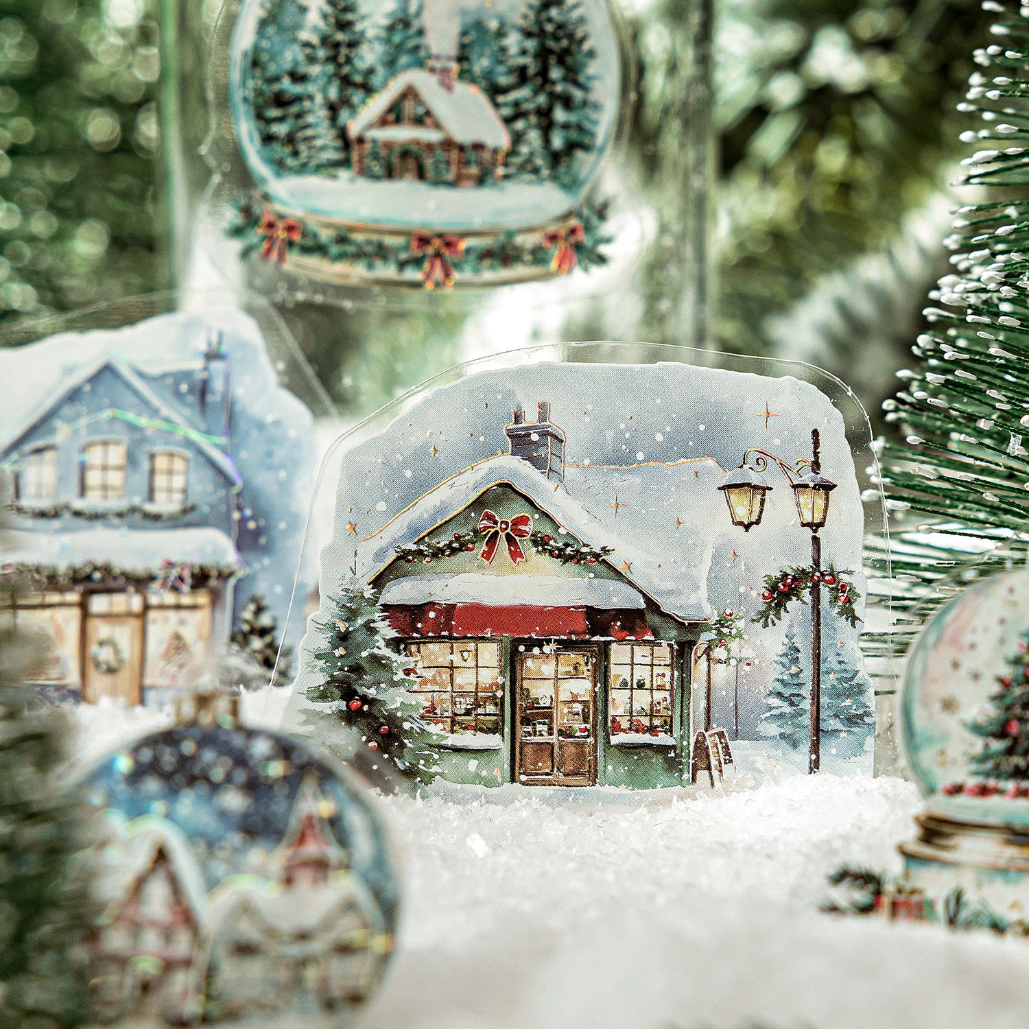 0920 Christmas PET Sticker -30Pcs each pack