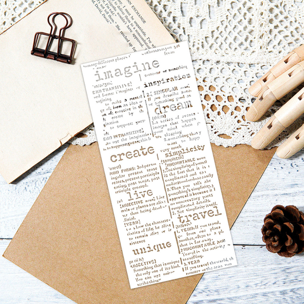 260317 English sentence Stencil