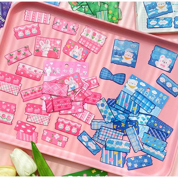 0329 Cute Animal Series PVC Sticker -40Pcs each pack
