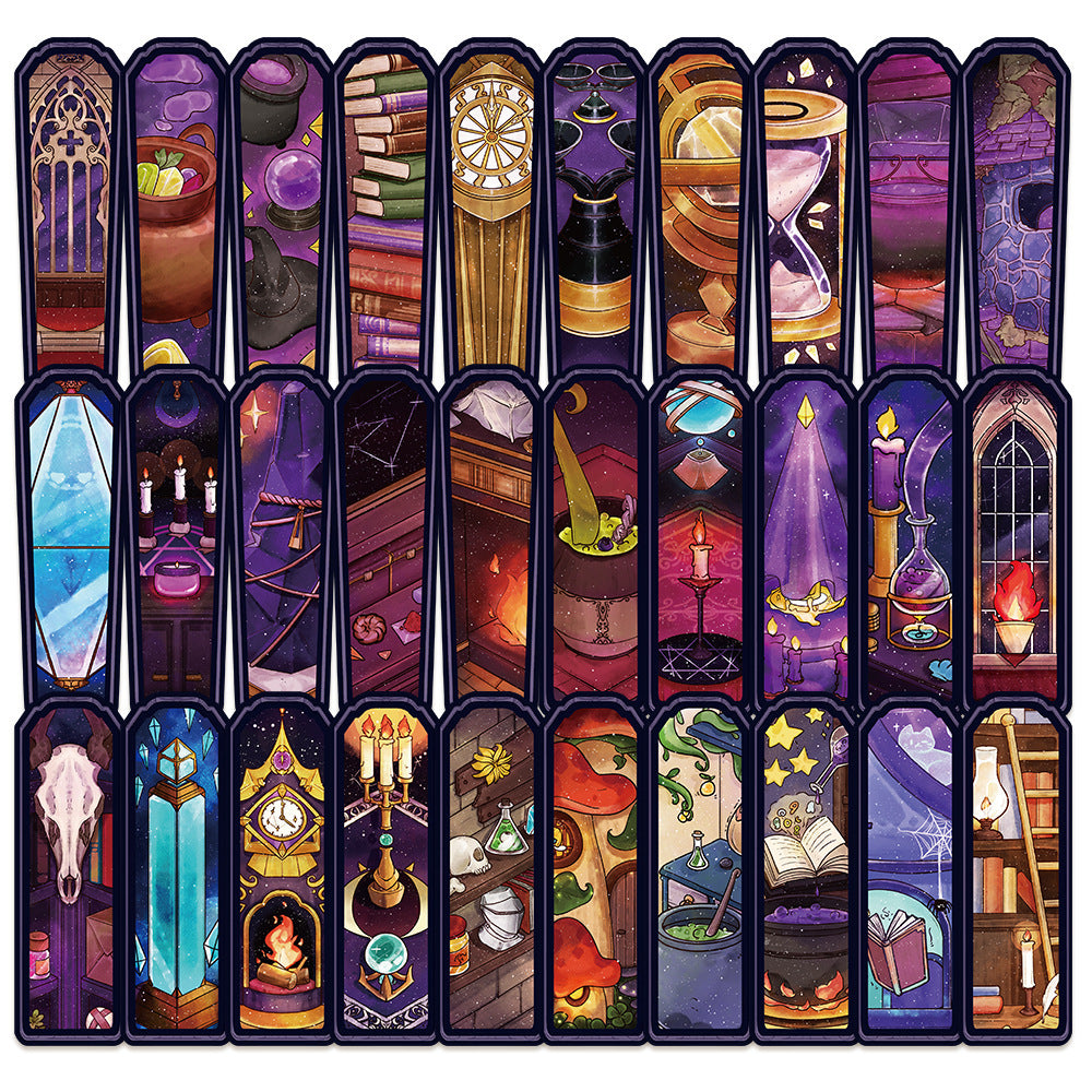 0719 Magic Book House Bookmarks 30 pcs