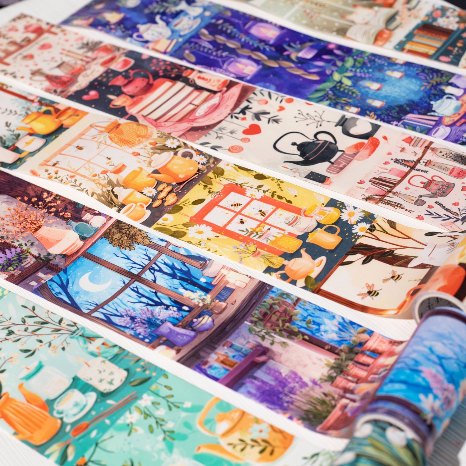 0916 Dream painting Washi tape -8cm*2m
