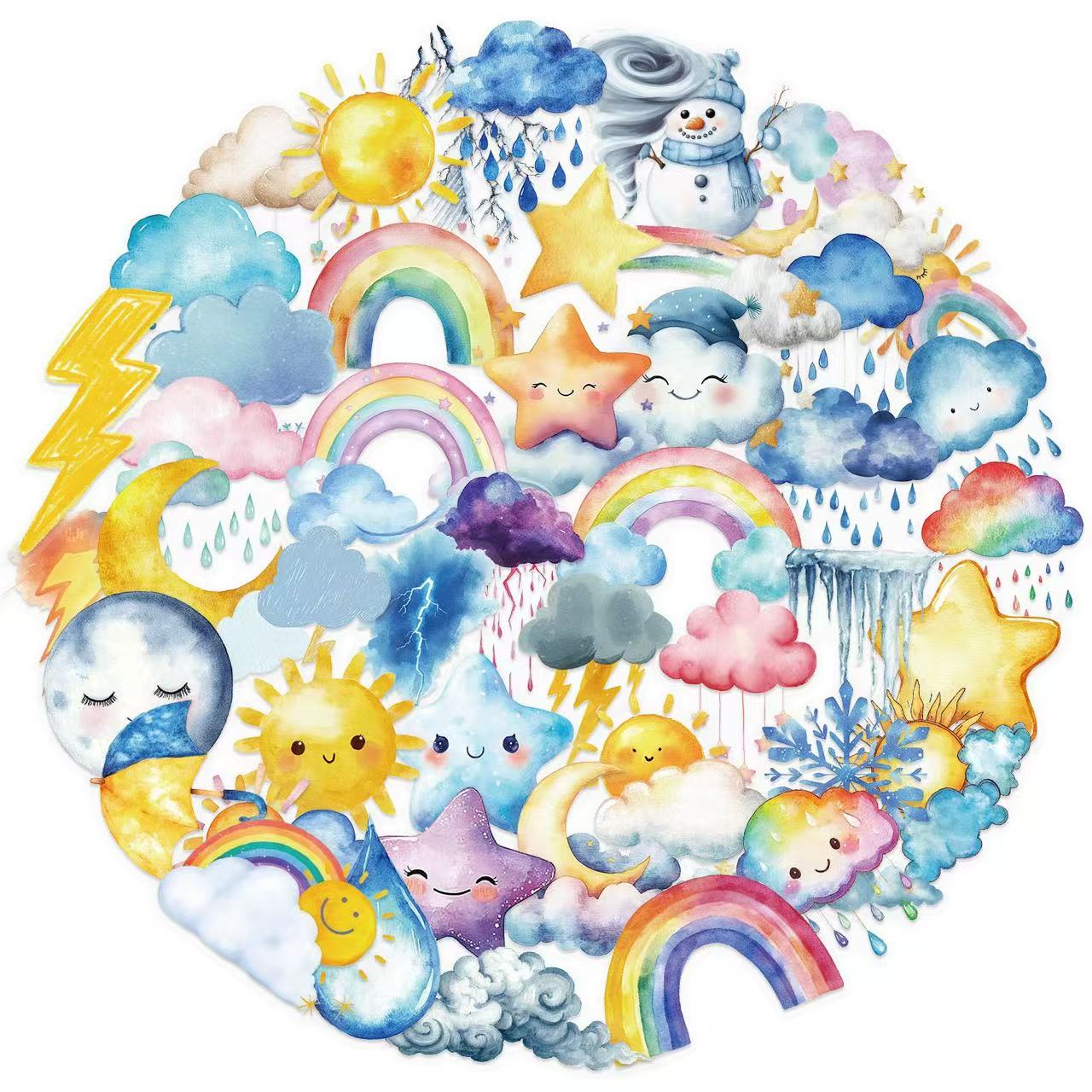 1122 50 Weather PET sticker