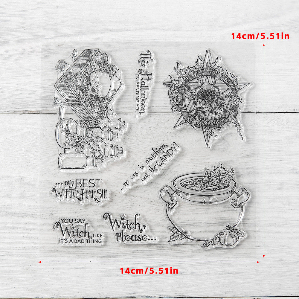 0906 Witch's Potion Clear Stamp 14cm*14cm