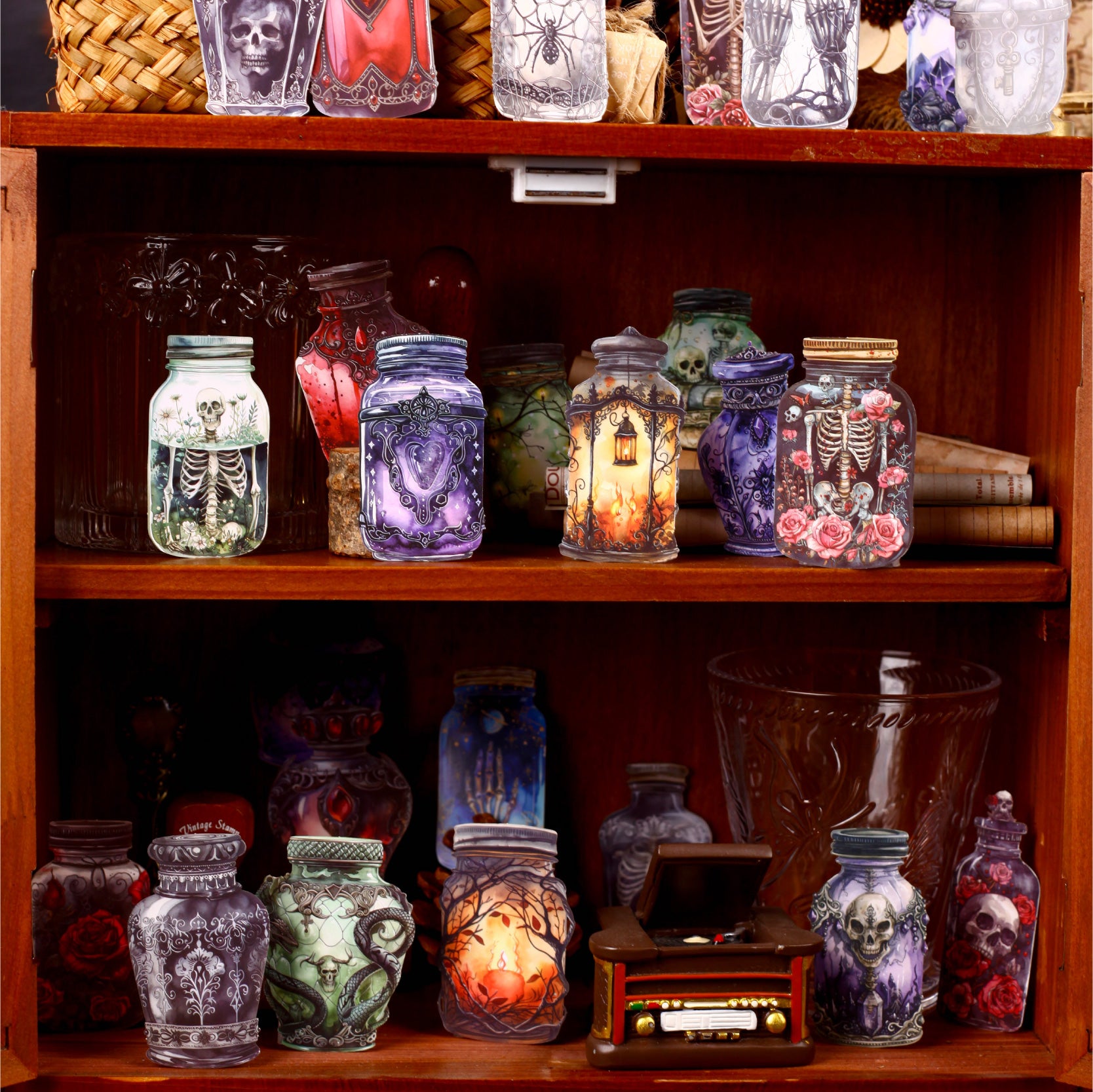 1119 Magic bottle sticker -8Pcs each pack