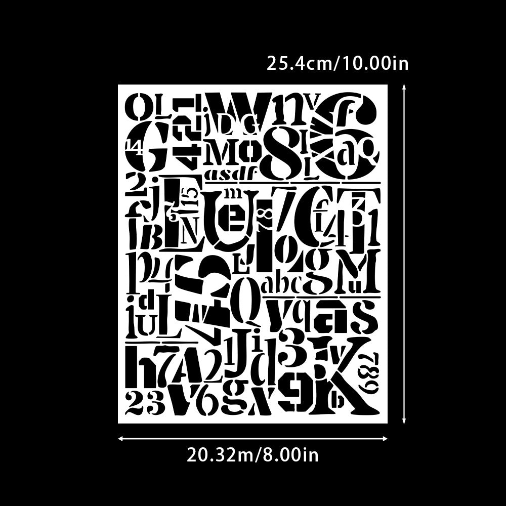 260127 English numbers stencil