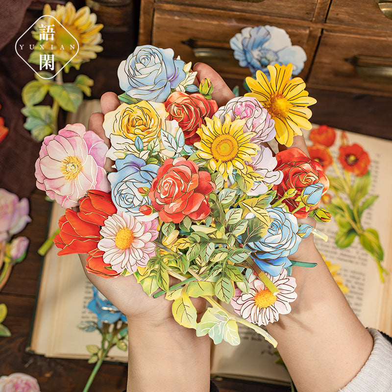 0310 Wild bloom Series Paper -8Pcs each pack