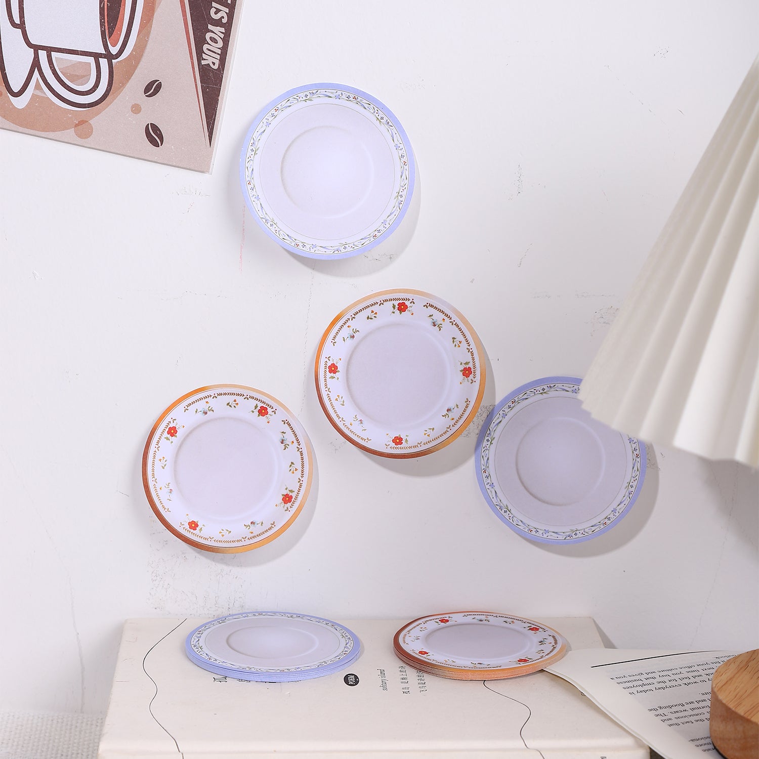 P-93- Mind Vase Series Paper-40Pcs ĉiu pako