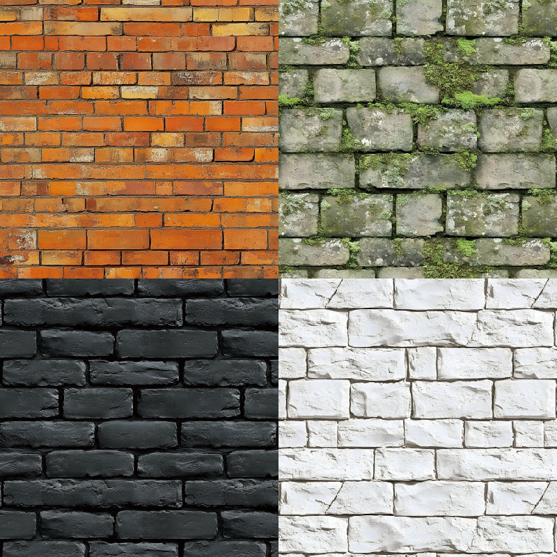 0709 Bricks Background Paper R2337A -24Pcs each pack
