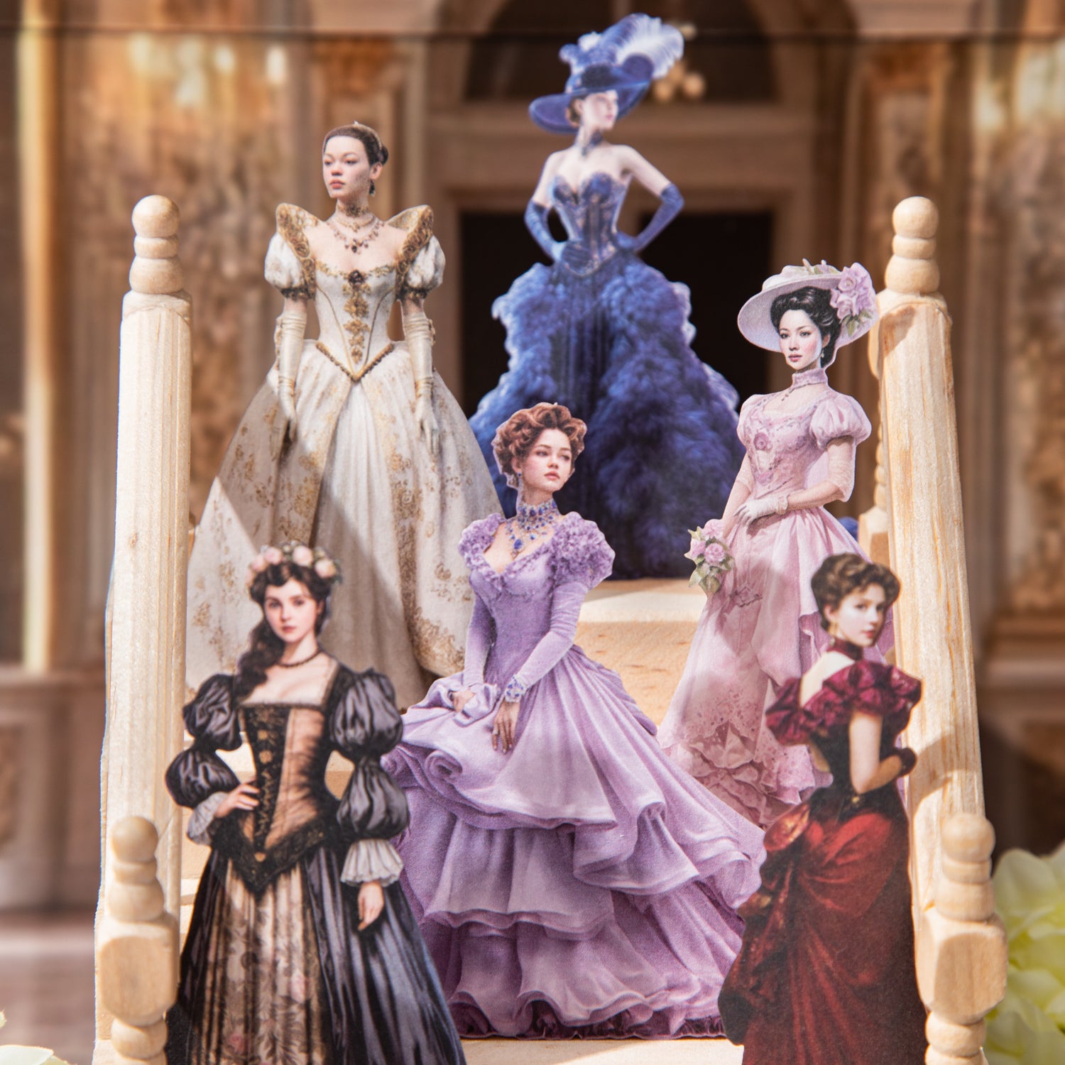 0925 The Countess's Wardrobe Solid Sticker -25Pcs each pack