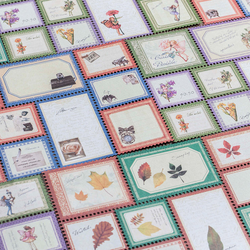0306 Retro amusement park Series Sticker -3Pcs each pack