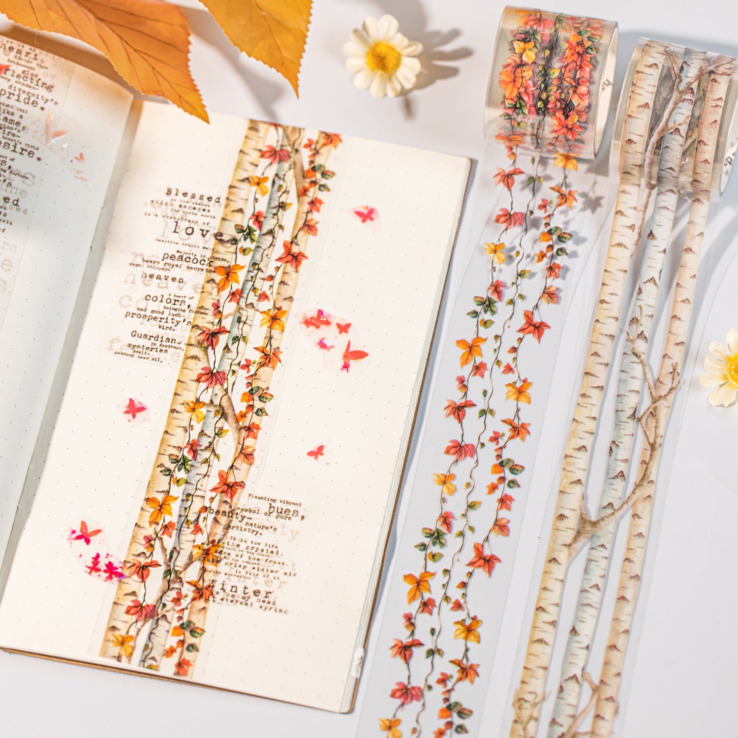0916 Autumn PET tape -5cm/5cm*2m