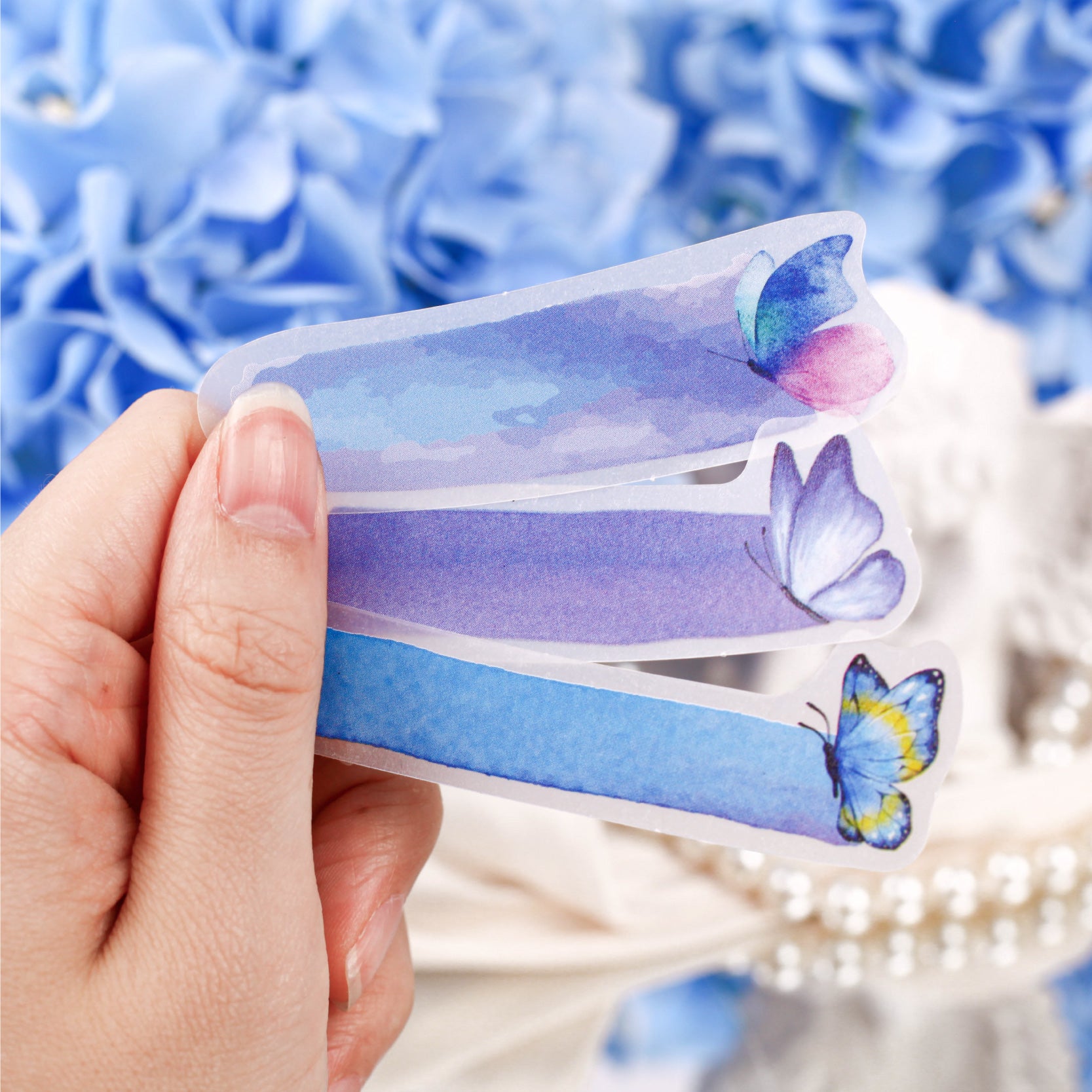 0918 Butterfly Notes vellum Sticker -30Pcs each pack
