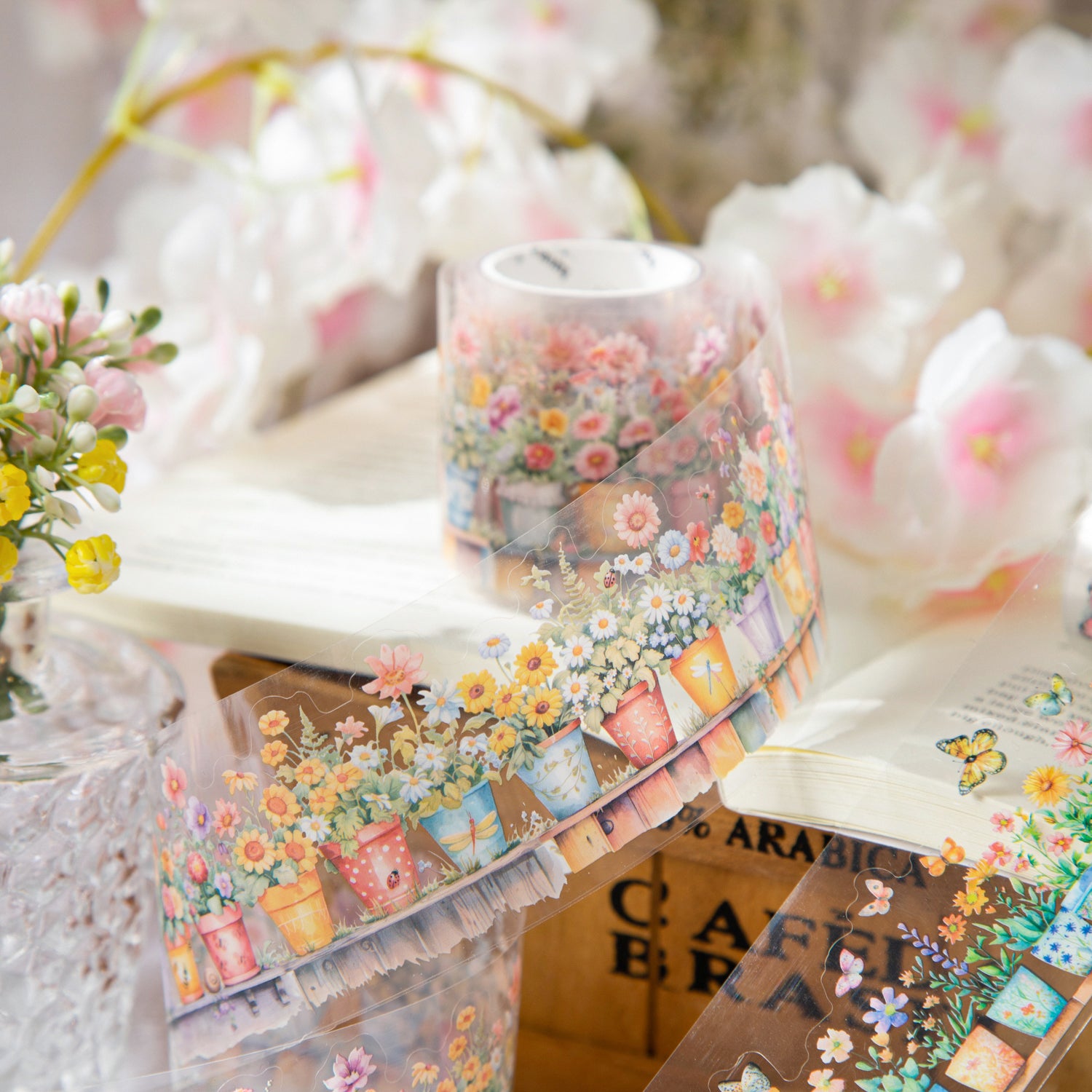 0521 Planting a Joyful mood Series PET tape -5CM*2M
