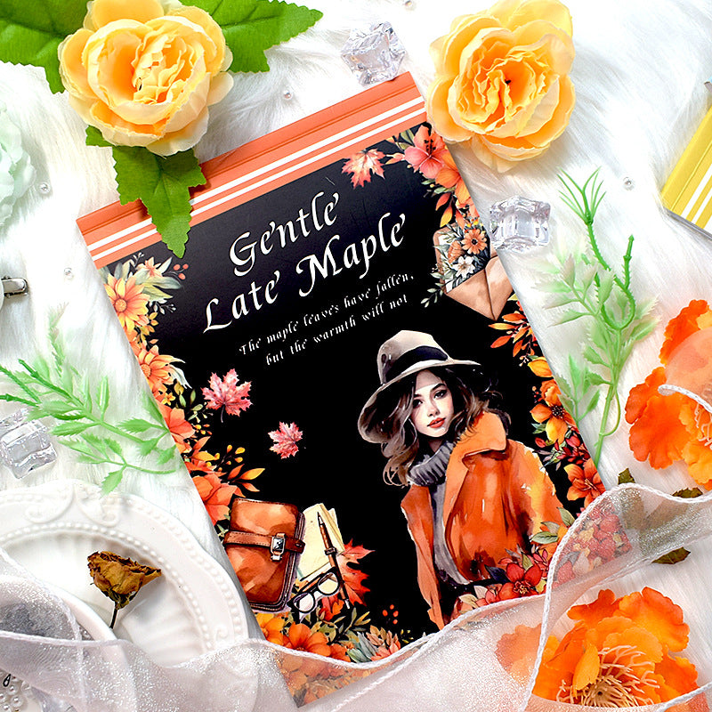 S-533- Gentle late Maple Sticker Book -20Pcs each pack