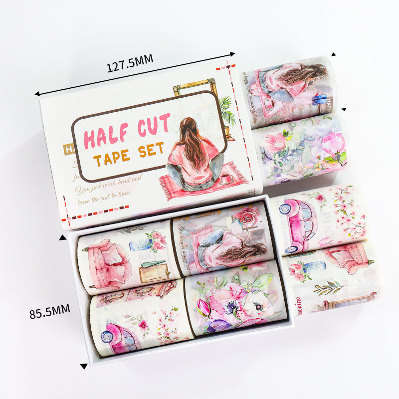 T-126- Pink Time Tape Set *pre-cut