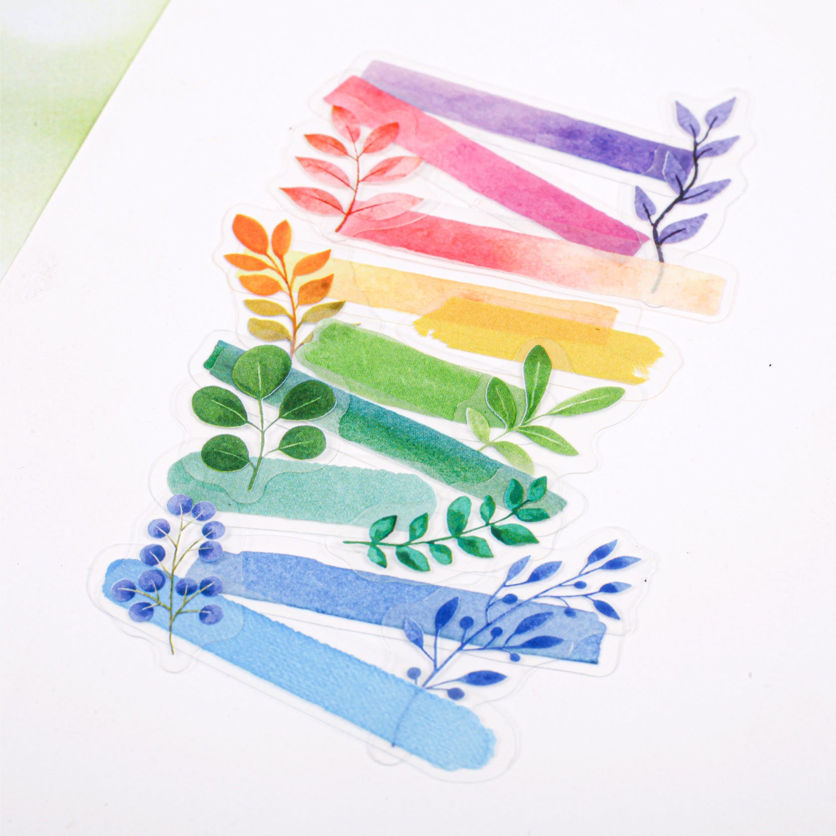 1011 Leaves PET sticker -30Pcs each pack