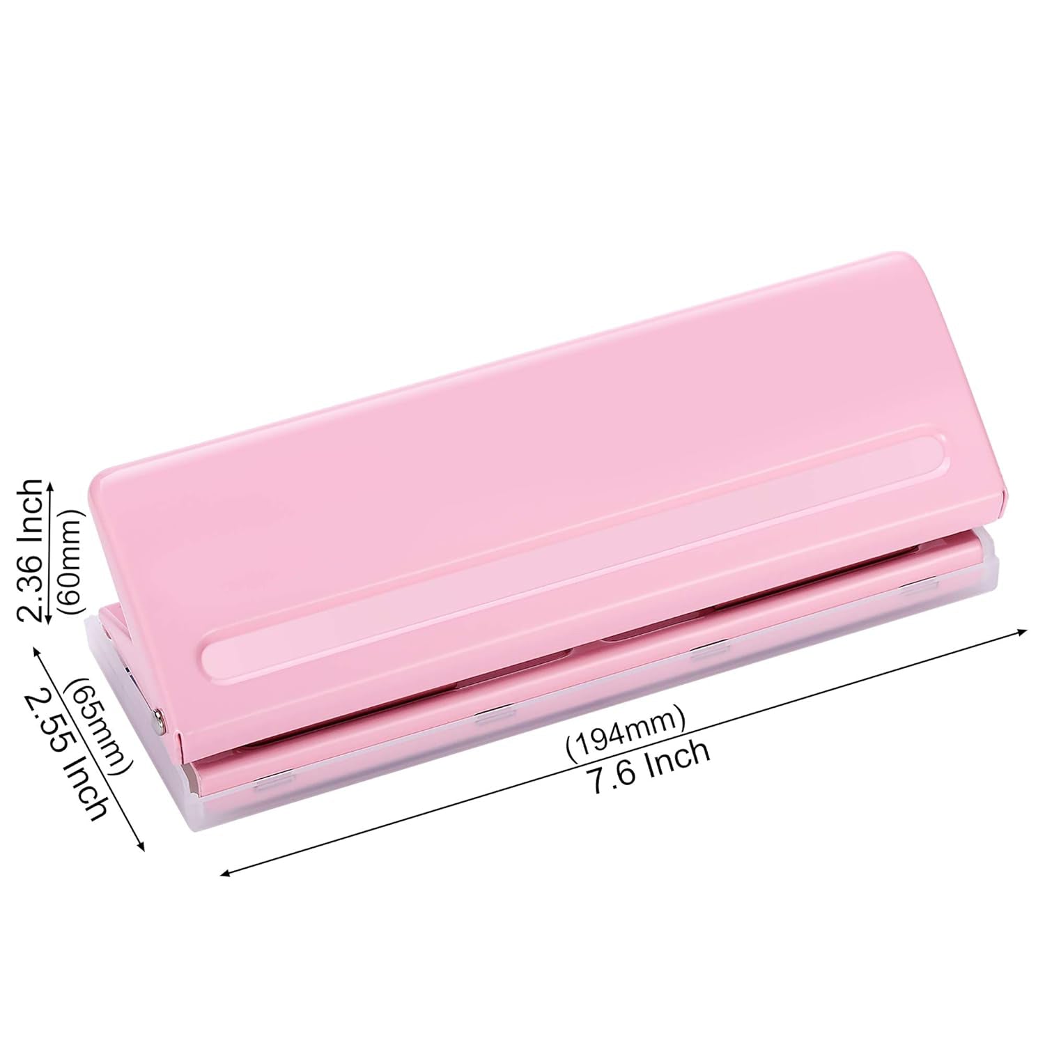 0628 Adjustable 6 Hole Punch:  Capacity for A4 / A5 / A6 / Personal/Pocket Size