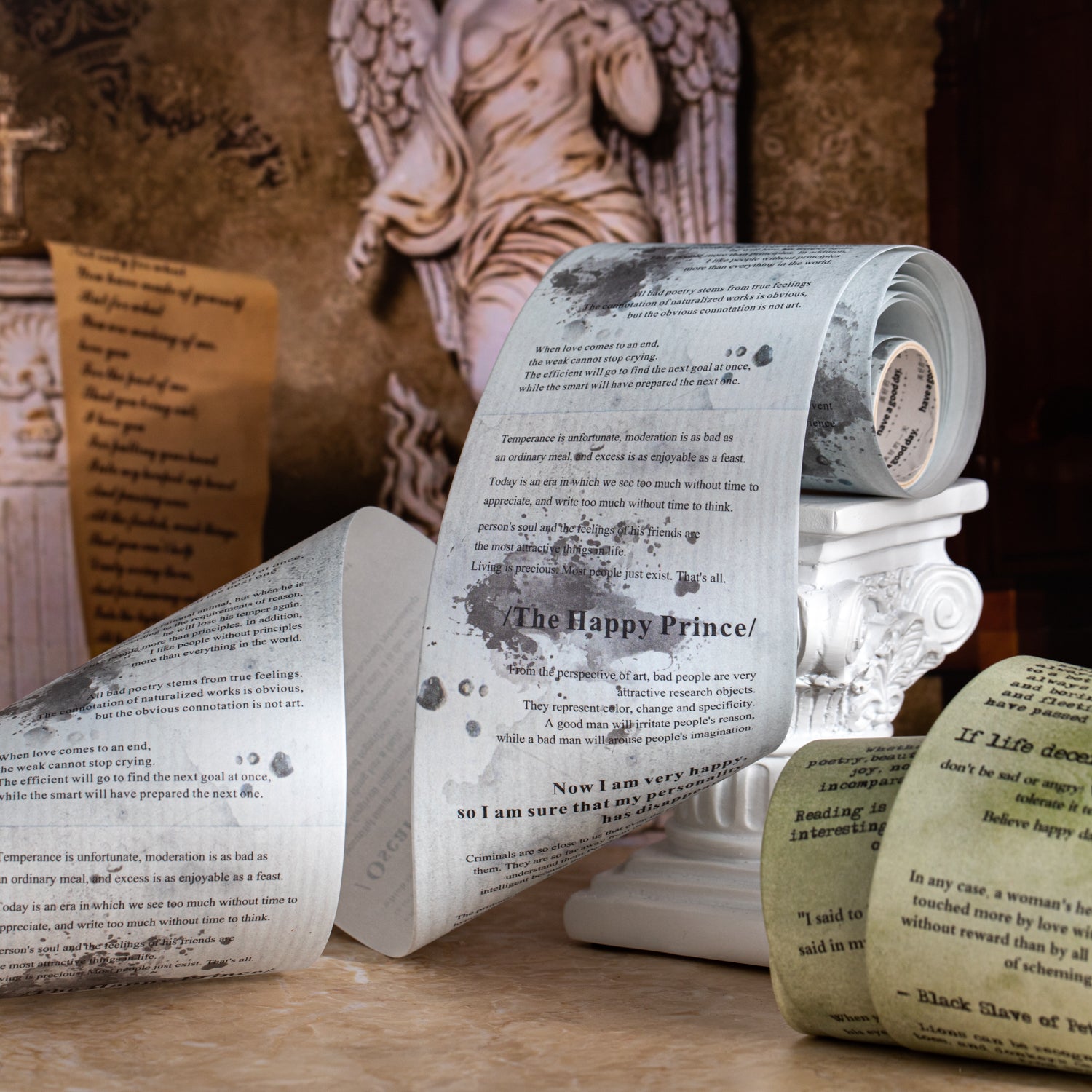 1202 Manuscripts of masterpieces Washi Tape -9cm*2m