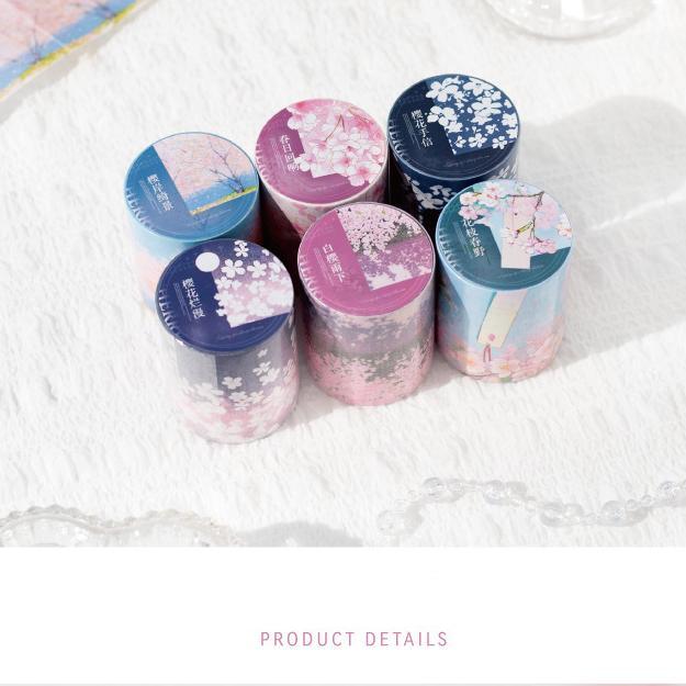 0314 Pathway to a Cherry Blossom Series Washi tape -5cm*2m