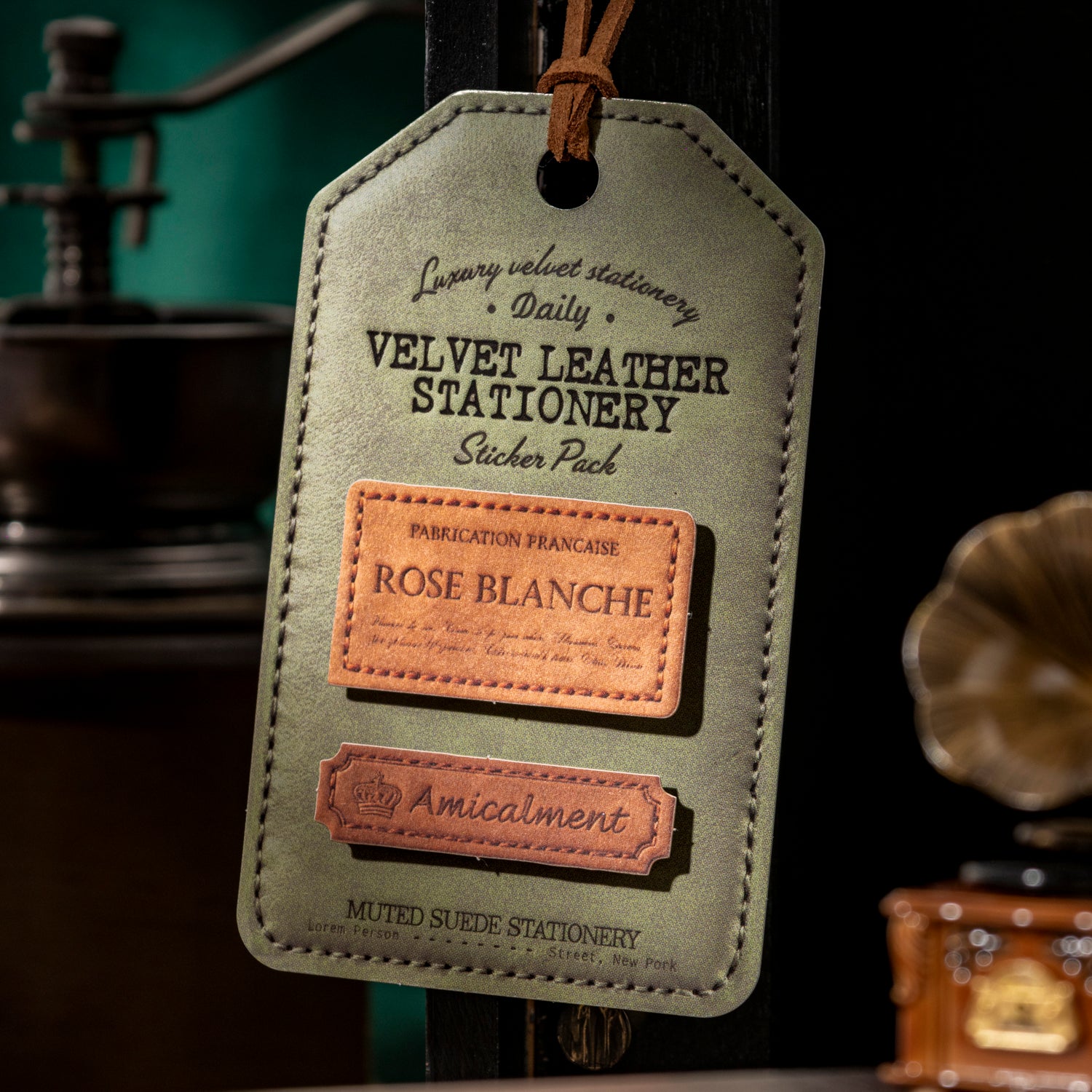 260119 Letter cardstock sticker -20Pcs each pack