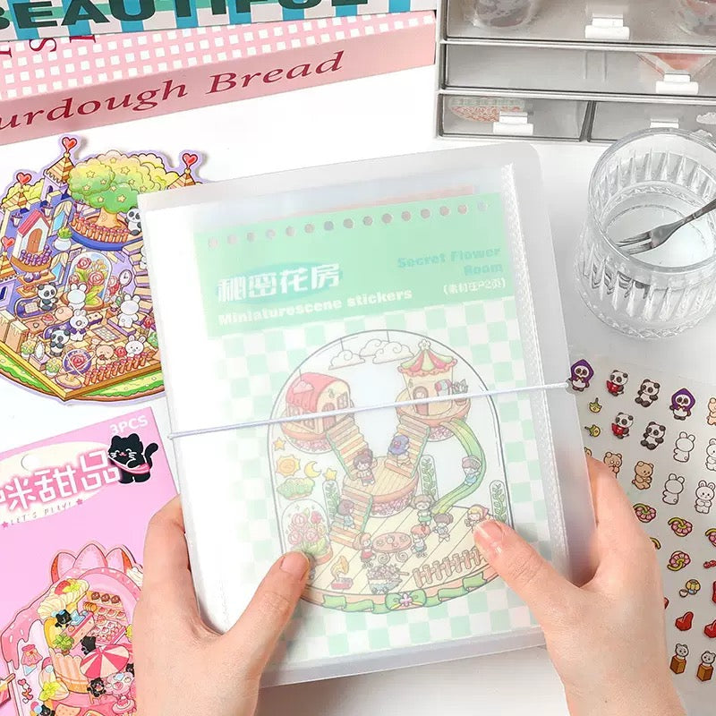 A-48- Sticker Storage Book *Inner pocket size 14.5cm*20cm