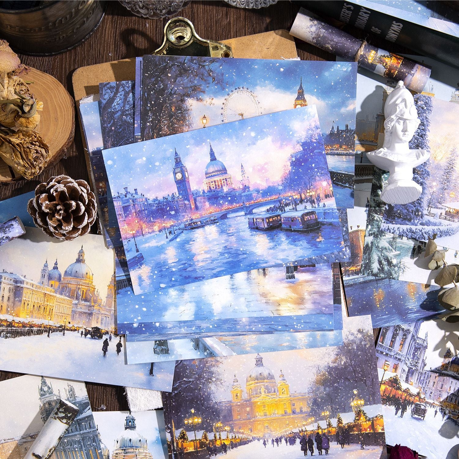 0227 Passing Winter Series Paper -30Pcs each pack