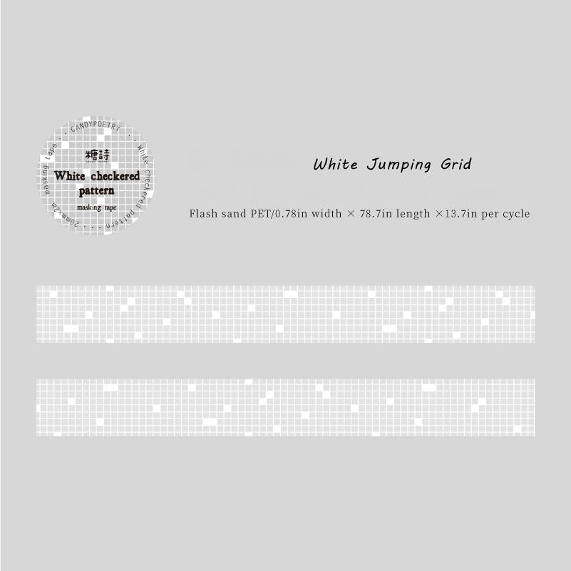 1031 Transparent flash sand PET tape -2cm*2m