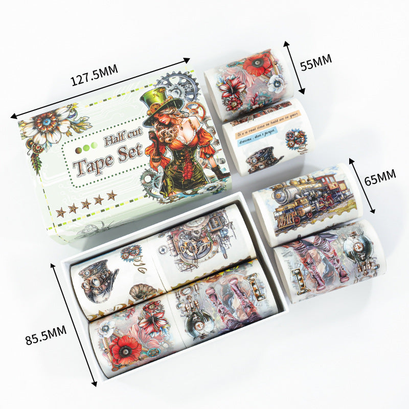 T-131- Steampunk Tape Set *pre-cut