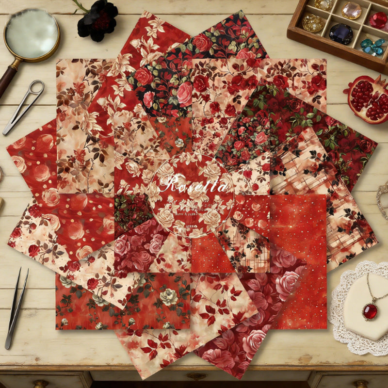 260209 Rosetta background paper 22032B -24Pcs each pack