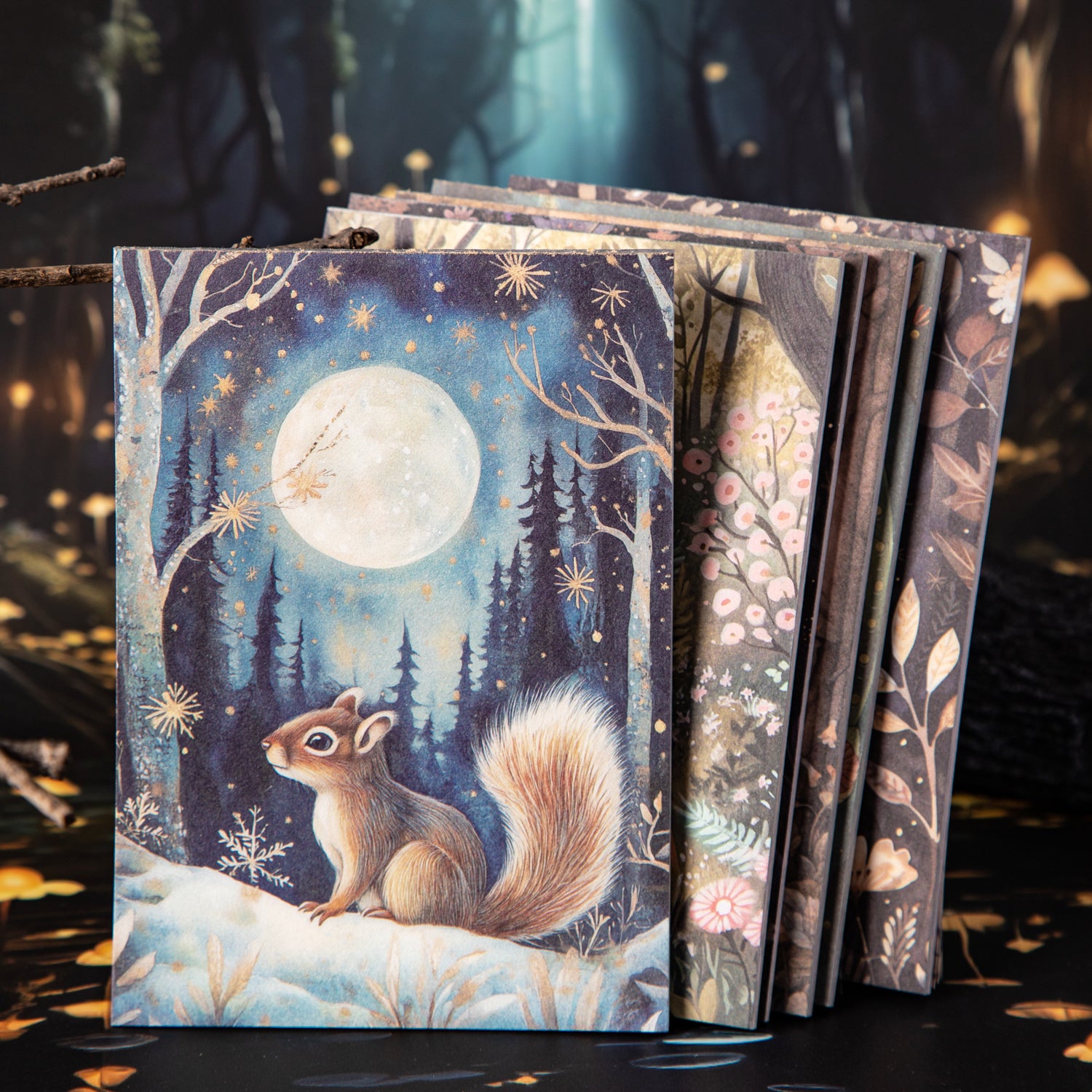 0618 Night forest paper -30Pcs each pack
