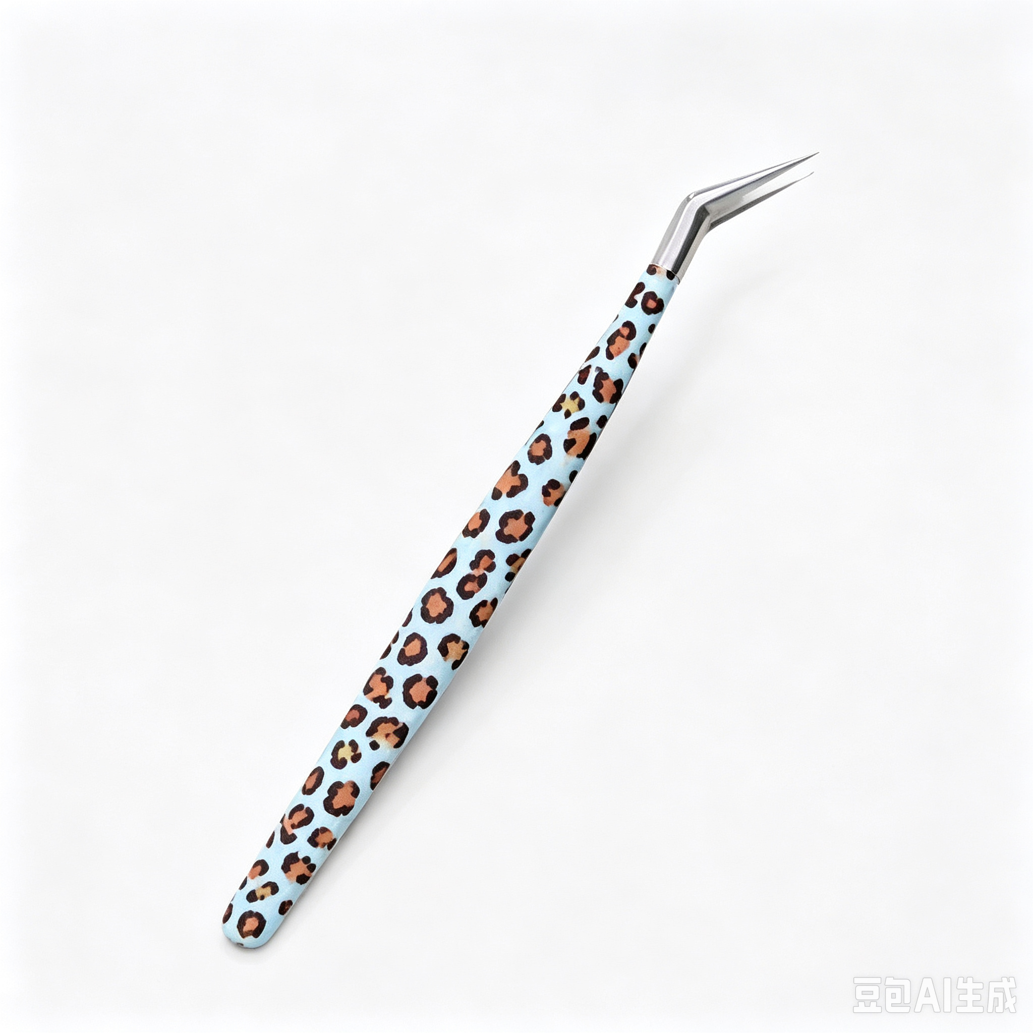 Leopard print Tweezers *Curved tweezer head