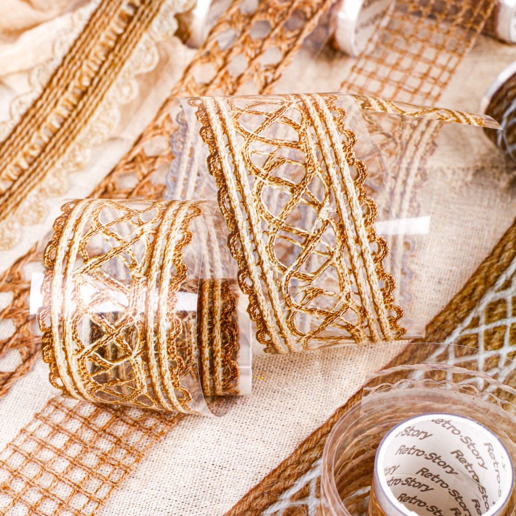 260110 Hemp rope PET Tape -5cm*2m