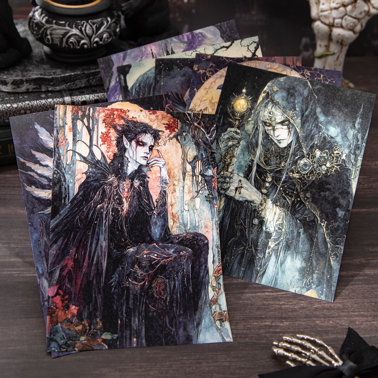 1224 Dark Gothic paper -30Pcs each pack