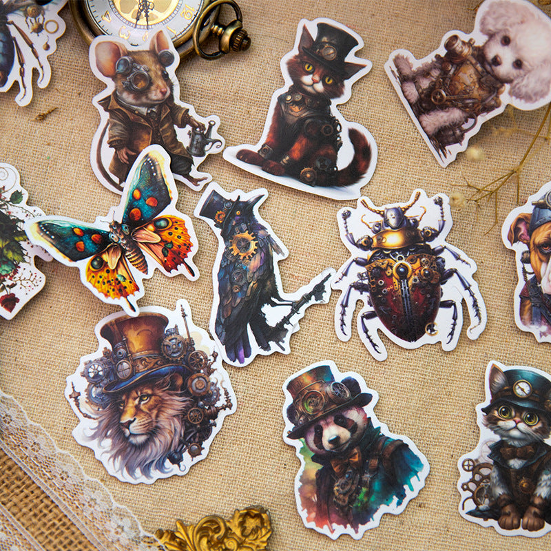 0403 Mechanical ecology Series Washi Sticker -30Pcs each pack