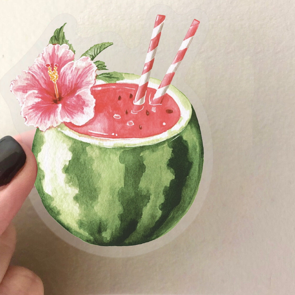0903 50 Watercolor Summer PET sticker