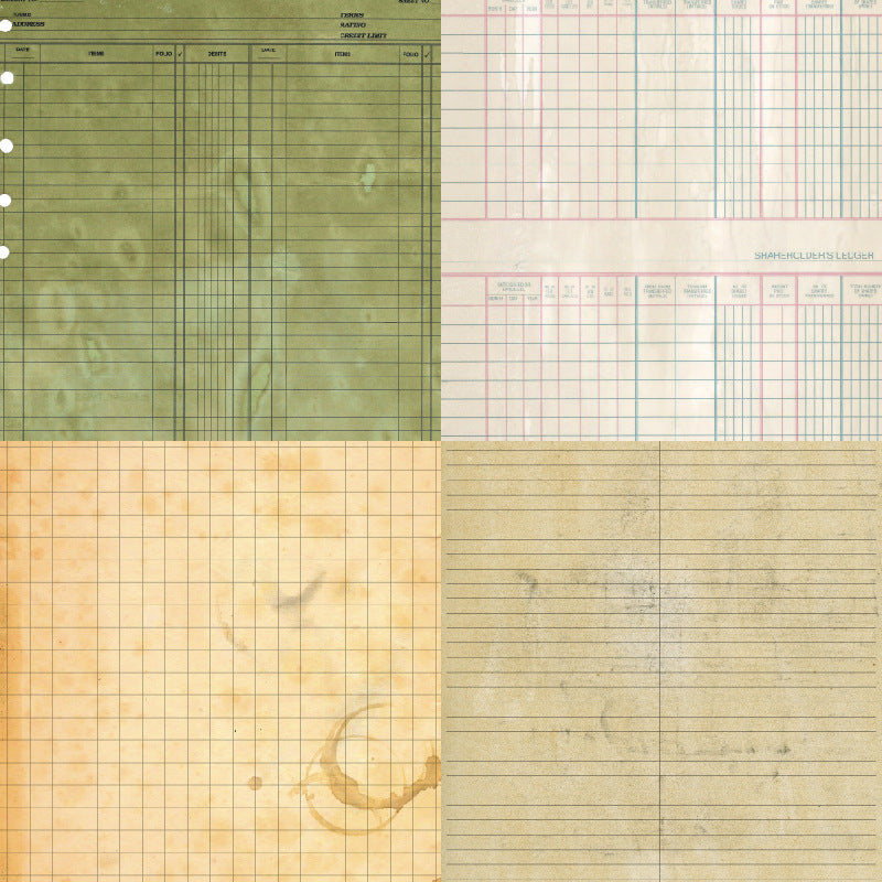 1103 Line script background paper R2509 -24Pcs each pack