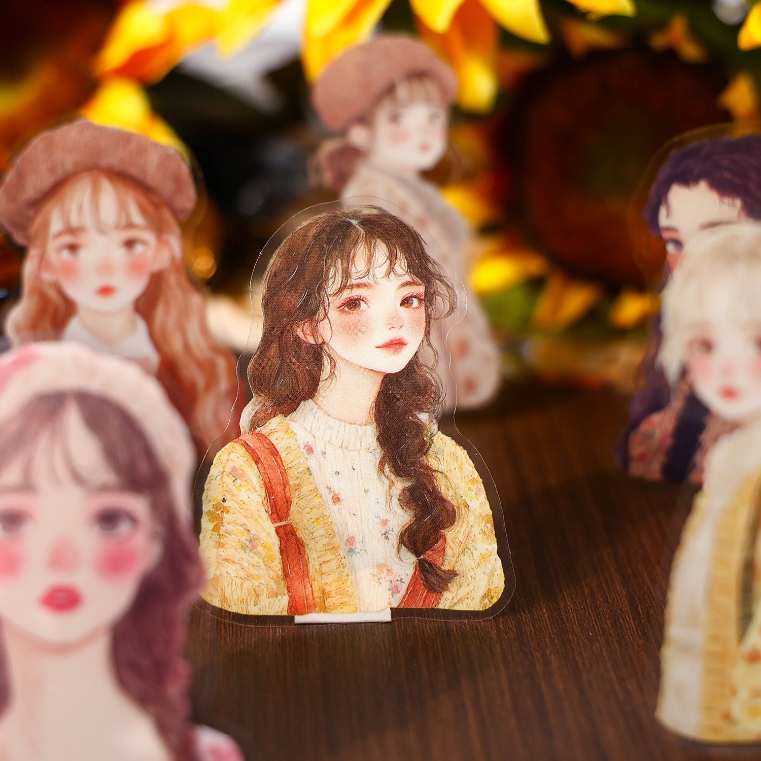 0306 Girl's Diary Series Sticker -30Pcs each pack