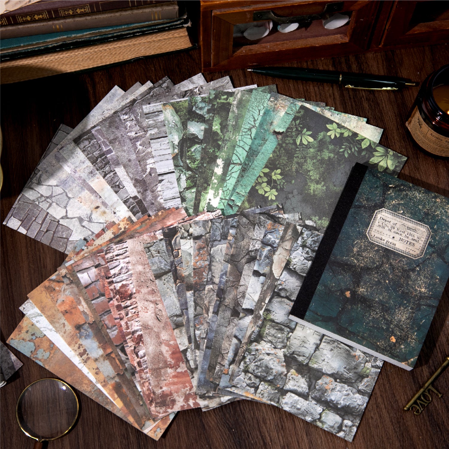 1204 Vintage paper -100Pcs each pack