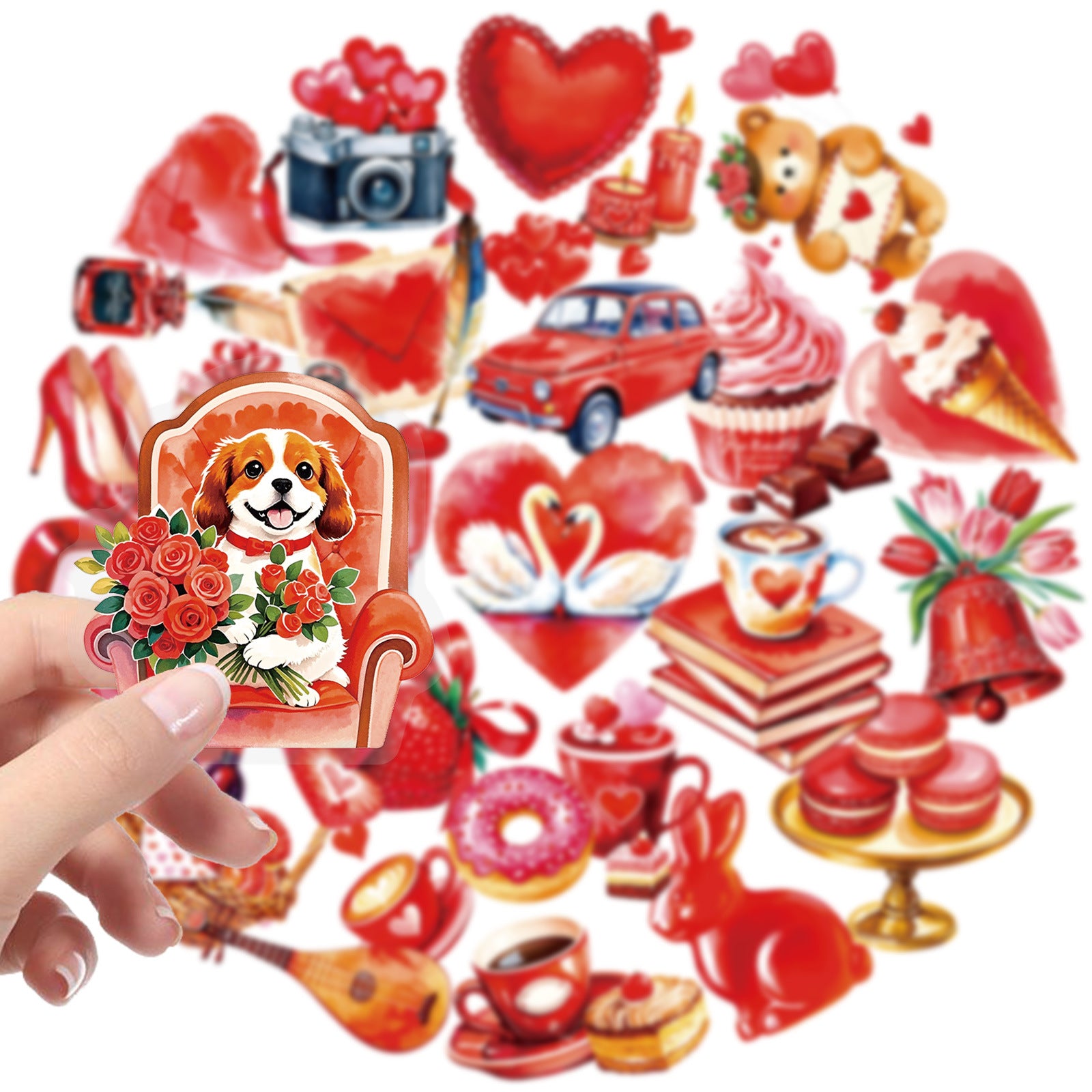 0923 56 Romantic confession PET sticker