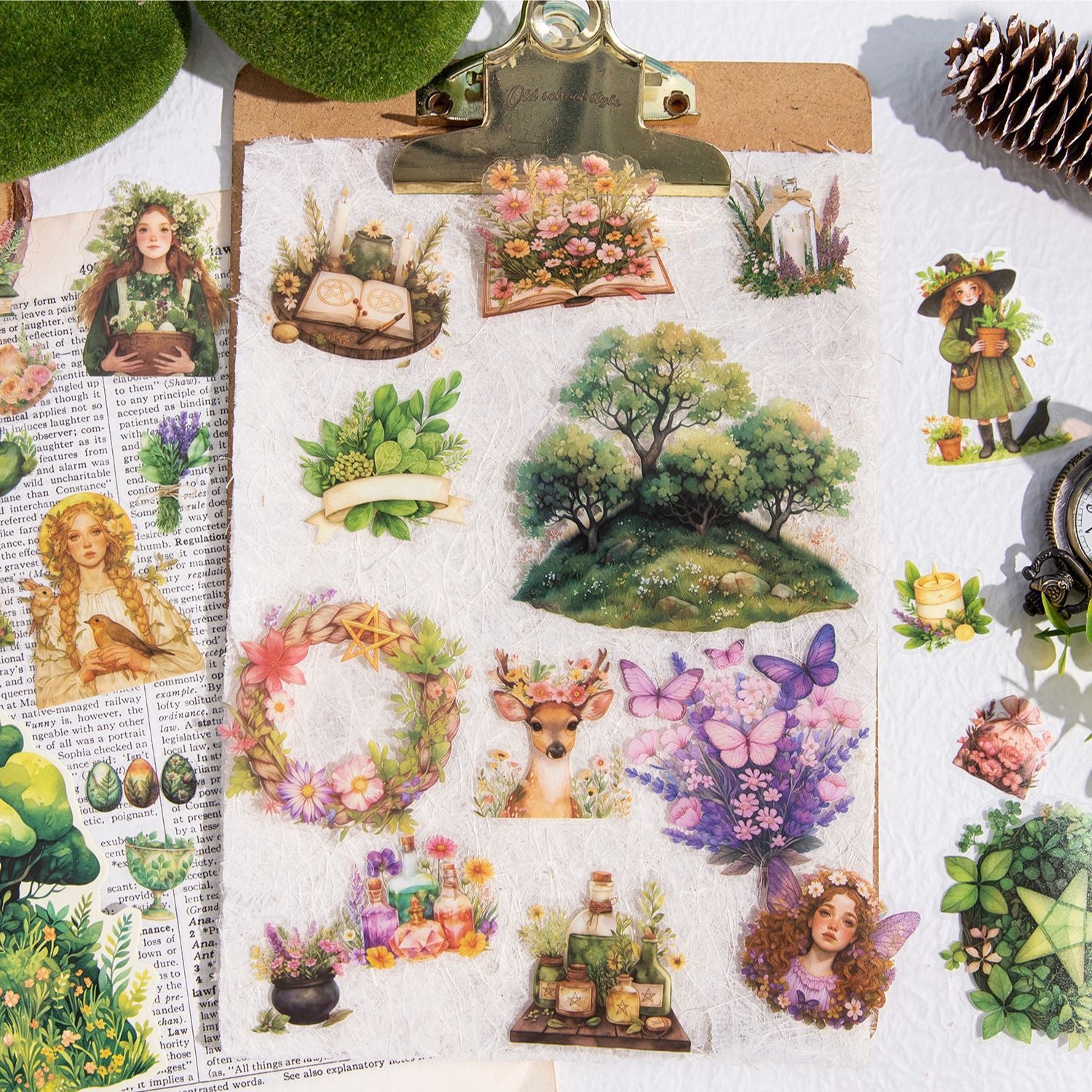 0221 Warm Sunshine Series Stickers -25SPcs each pack