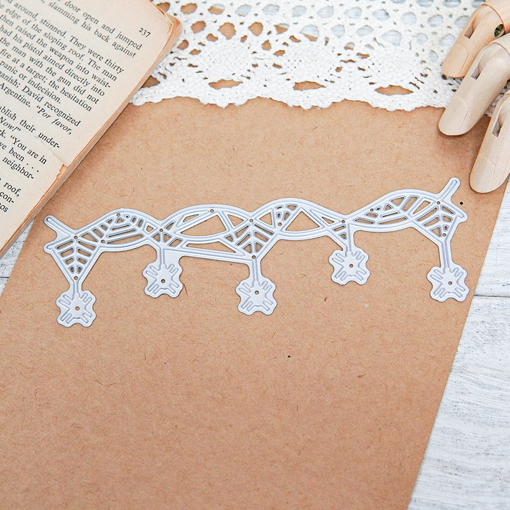 0906 Halloween Spider Web Streamers metal cutting dies cut