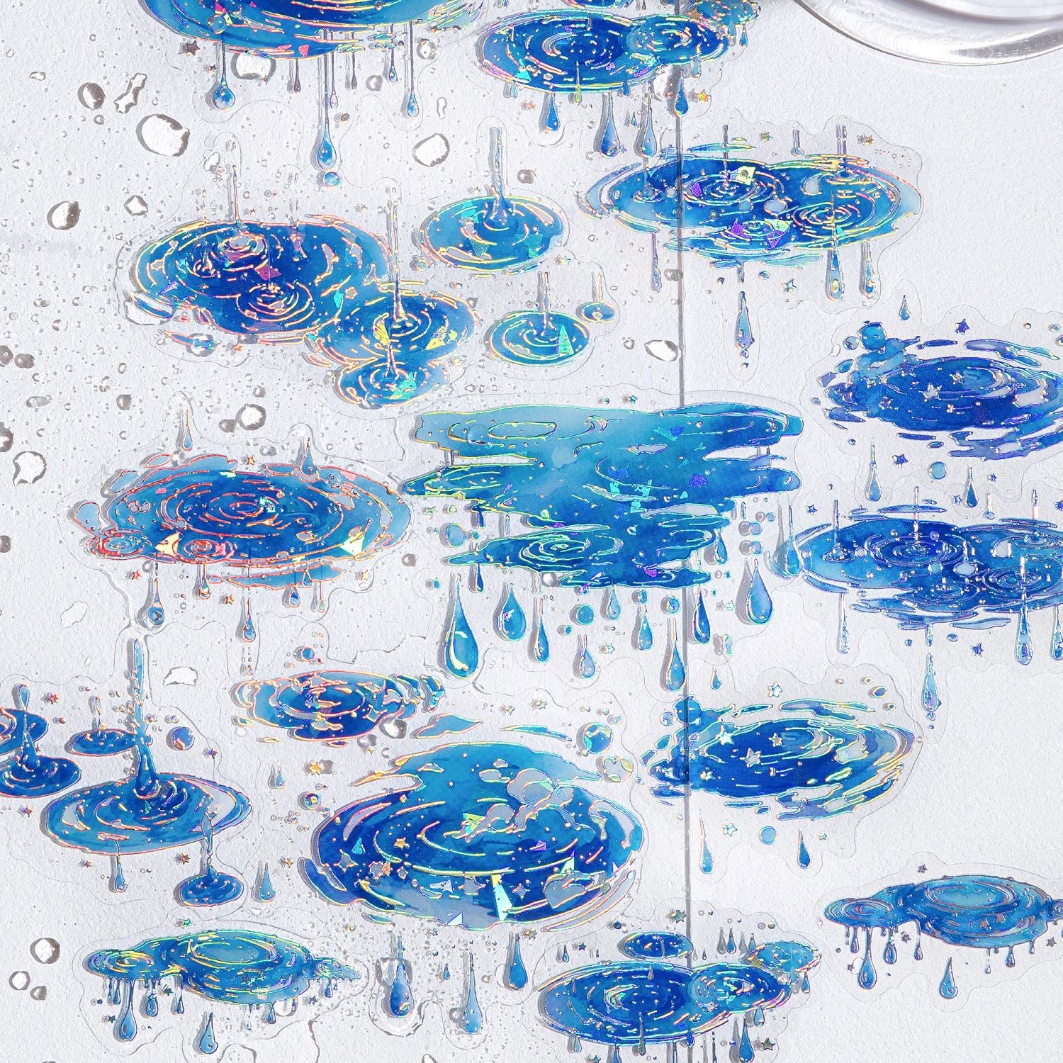 0305 Boundless water language Series Stickers -20Pcs each pack