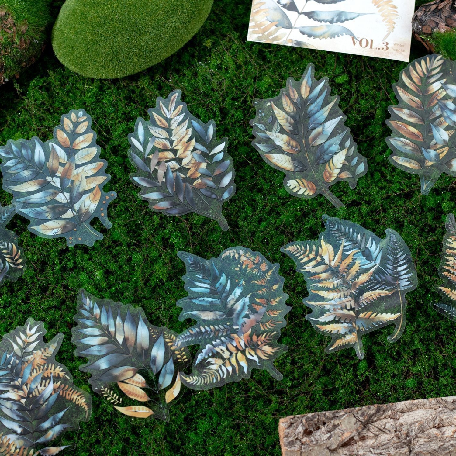 0227 Fern season Series Stickers -20Pcs each pack